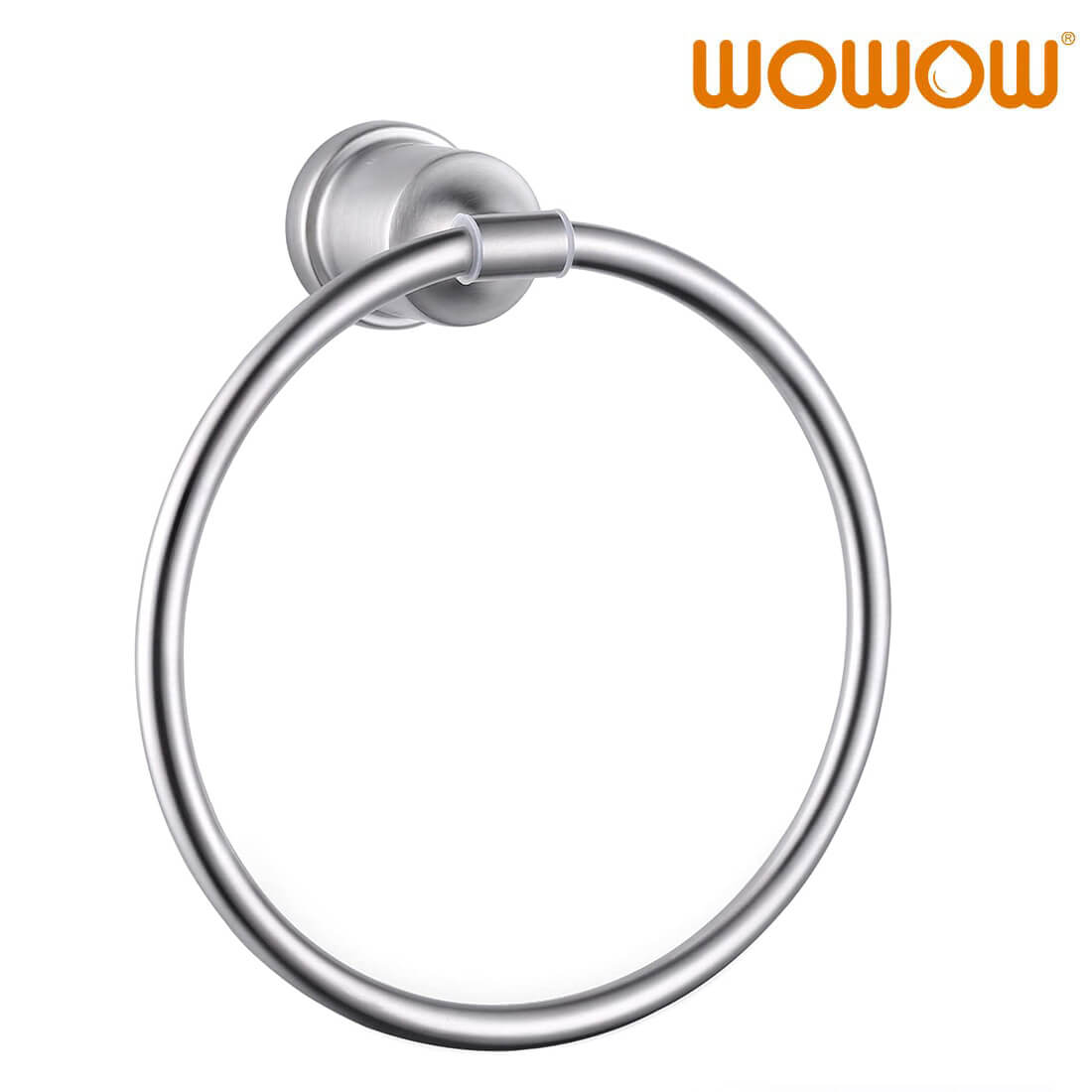 Brushed Nickel Towel Ring for Bathroom Wall Mount