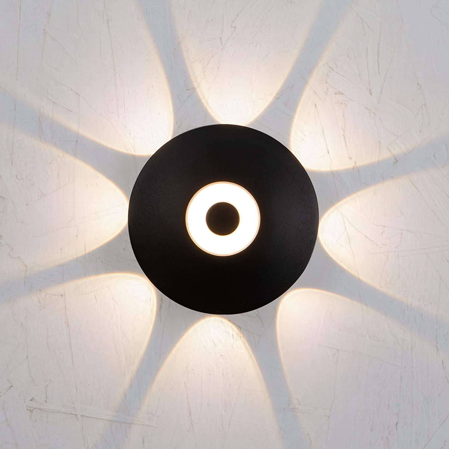 LED Flower-Shaped Waterproof Porch Wall Light 10W, 3000K